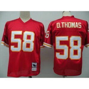Mens Youths Kids Womens Derrick Thomas Red Jersey